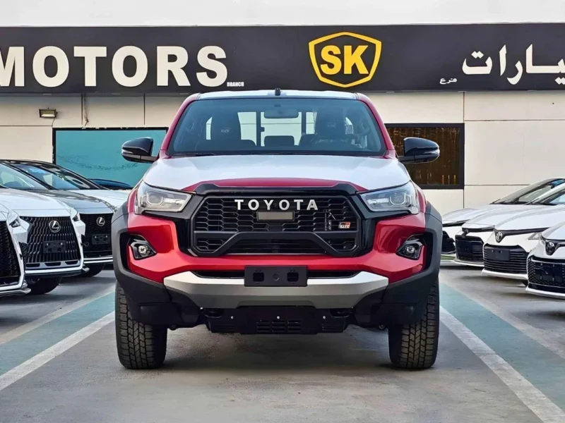 2025 Toyota Hilux GR SPORT DUAL TONE 4.0 Litres V6 Petrol Engine Red Black Pickup Truck