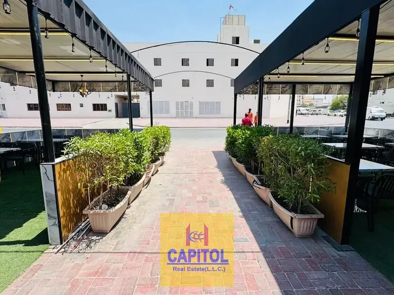 Restaurant Ready Warehouse with Huge Outdoor Space