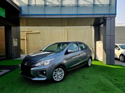 2021 Mitsubishi Attrage 1.2 Litres 3 Cylinders Petrol Engine Silver Beige Sedan GCC Specs