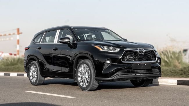 2026 Toyota Highlander Limited 2.5L 4-Cylinder Hybrid Petrol Engine Black Grey SUV GCC Specs