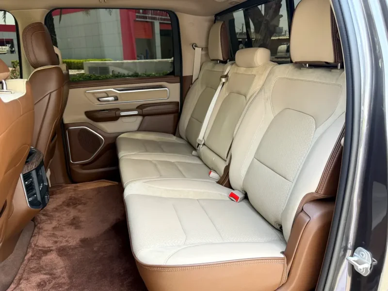 2020 RAM 1500 Laramie Double Cab 8 Cylinders Petrol Engine Grey Brown Pickup Truck GCC Specs