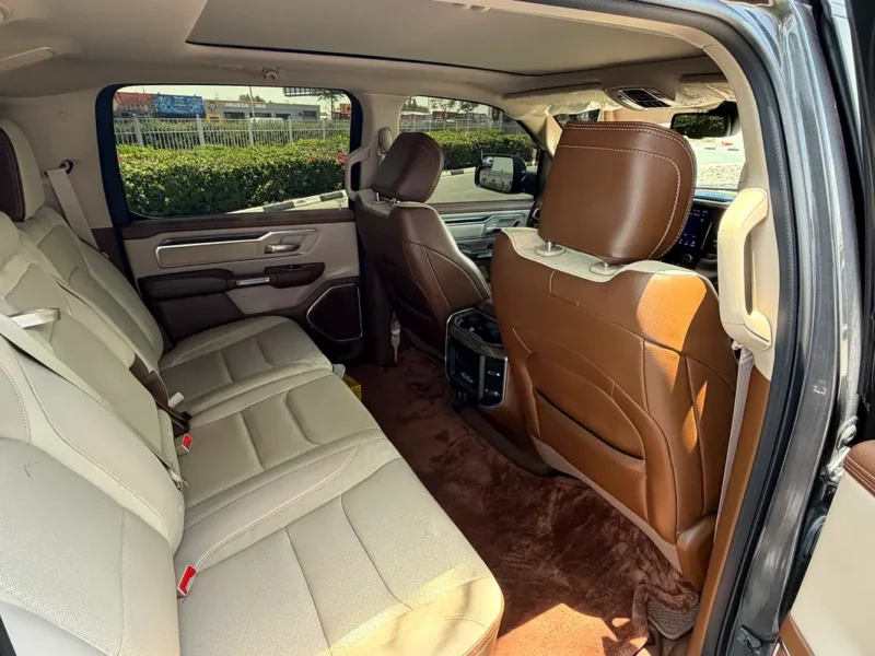2020 RAM 1500 Laramie Double Cab 8 Cylinders Petrol Engine Grey Brown Pickup Truck GCC Specs