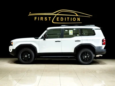 2024 Toyota Prado GXL 4 Cylinders Petrol Engine White Tan SUV GCC Specs Automatic