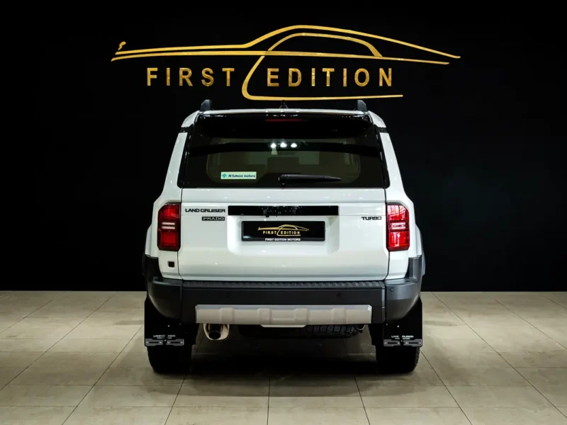 2024 Toyota Prado GXL 4 Cylinders Petrol Engine White Tan SUV GCC Specs Automatic