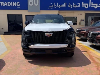 2026 Cadillac Escalade SPORT PLATINUM 6.2 L 8 Cylinders Petrol Engine Black White SUV GCC