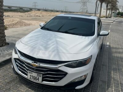 2019 Chevrolet Malibu 1.5L Turbocharged 4-cylinder Petrol Engine White Black Sedan