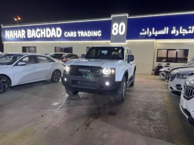 2026 Toyota Prado TXR 2.4 Litres 4 Cylinders Petrol Engine White Black SUV GCC Specs
