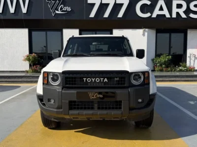 2024 TOYOTA LAND CRUISER PRADO 2.4L Turbocharged 4-Cylinder Engine White Grey SUV