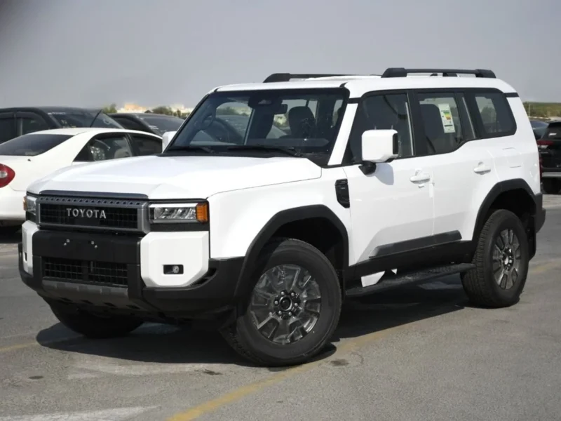 2026 Toyota Prado ADVENTURE 2.4 L 4 Cylinders Petrol Engine White Black SUV GCC Specs