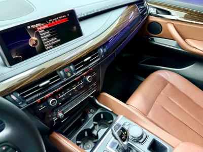 2016 BMW X6 Xdrive35i Exclusive 6 Cylinders Petrol Engine White Brown SUV GCC Specs