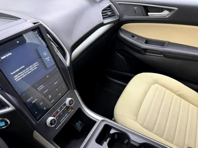 2022 Ford Edge SEL 4 Cylinders Petrol Engine Silver Beige SUV GCC Specs Perfect Condition
