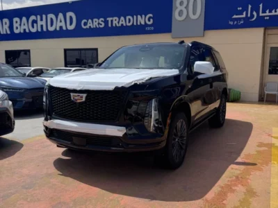 2026 Cadillac Escalade SPORT PLATINUM 6.2 L 8 Cylinders Petrol Engine Black White SUV GCC