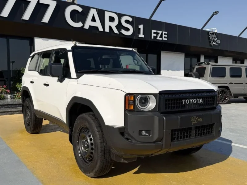 2024 TOYOTA LAND CRUISER PRADO 2.4L Turbocharged 4-Cylinder Engine White Grey SUV