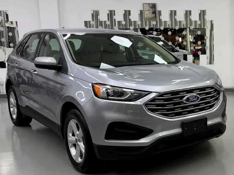2022 Ford Edge SEL 4 Cylinders Petrol Engine Silver Beige SUV GCC Specs Perfect Condition