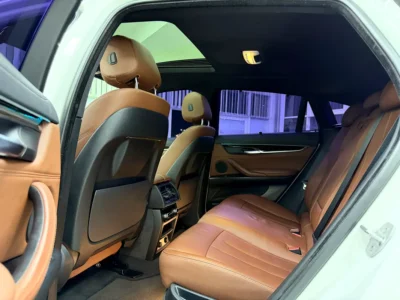 2016 BMW X6 Xdrive35i Exclusive 6 Cylinders Petrol Engine White Brown SUV GCC Specs