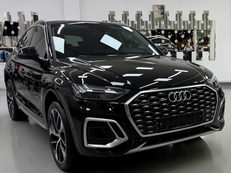 2022 Audi Q5 45 TFSI quattro Sport S tronic 4 Cylinders Petrol Engine Black Brown Coupe GCC