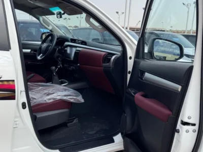 2026 Toyota Hilux GLX Manual 2.7 Litres 4 Cylinders Petrol Engine White Red Pickup Truck GCC