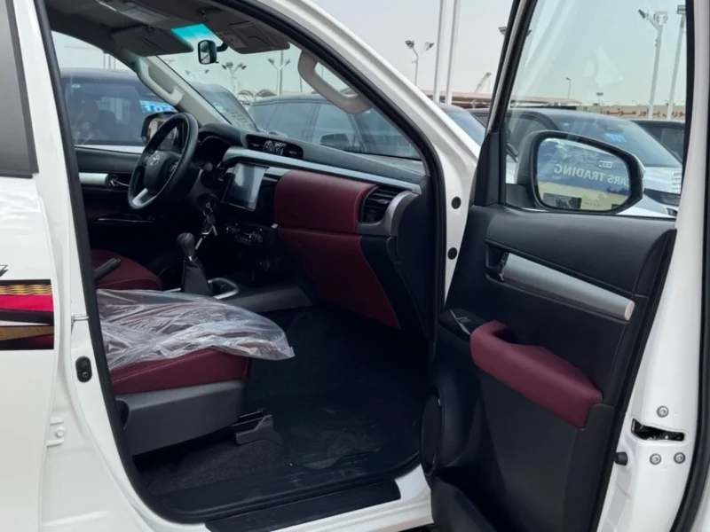 2026 Toyota Hilux GLX Manual 2.7 Litres 4 Cylinders Petrol Engine White Red Pickup Truck GCC