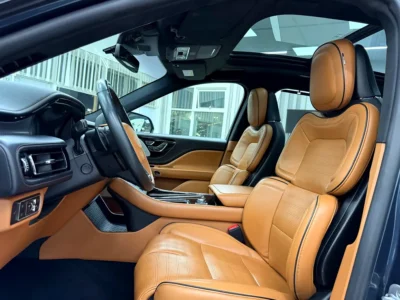 2022 Lincoln Aviator Presidential 6 Cylinders Petrol Engine Grey Brown SUV GCC Specs Top Range