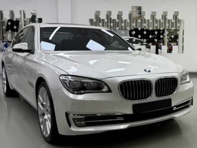 2015 BMW 7-Series 750li Exclusive 8 Cylinders Petrol Engine White Red Sedan GCC Specs
