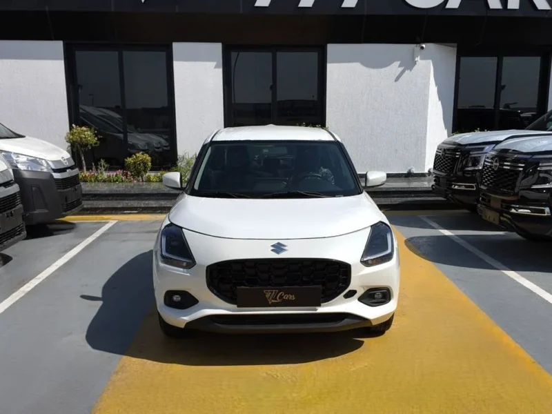 2026 Suzuki Swift GLX 1.2 L 3-cylinder Petrol Engine White Black Hatchback GCC Specs