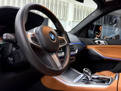 2022 BMW X5 xDrive40i M Sport 6 Cylinders Petrol Engine White Brown SUV GCC Specs