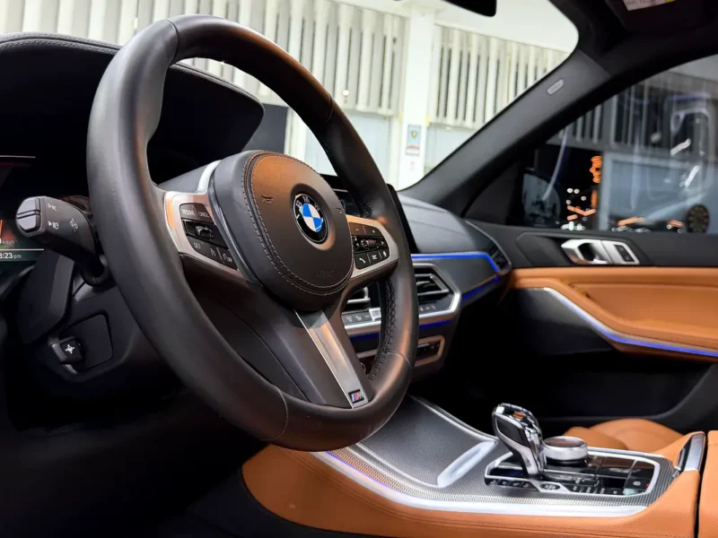 2022 BMW X5 xDrive40i M Sport 6 Cylinders Petrol Engine White Brown SUV GCC Specs