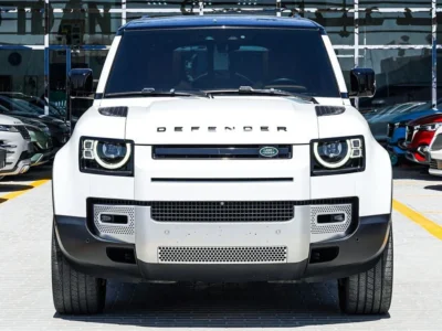 2023 Land Rover Defender 3.0L Turbocharged Inline-6 Petrol Engine White Tan SUV GCC