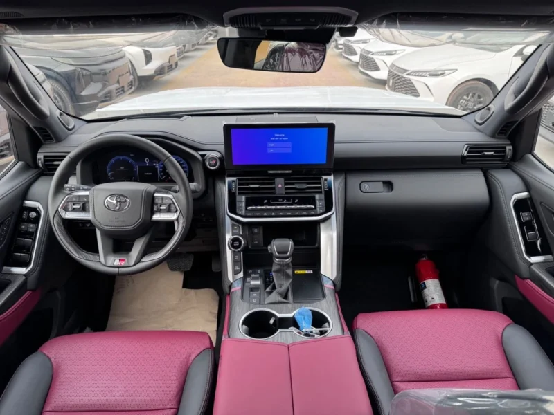 2026 Toyota Land Cruiser VXR 3.5 Litres 6 Cylinders Petrol Engine White Red SUV GCC Specs