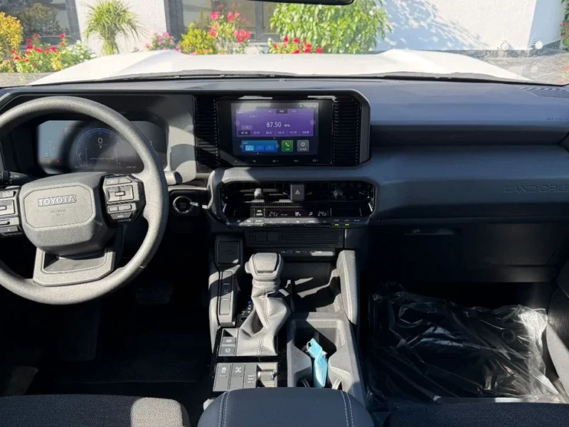 2024 TOYOTA LAND CRUISER PRADO 2.4L Turbocharged 4-Cylinder Engine White Grey SUV
