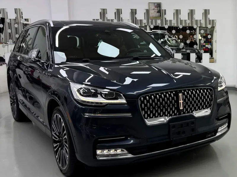 2022 Lincoln Aviator Presidential 6 Cylinders Petrol Engine Grey Brown SUV GCC Specs Top Range