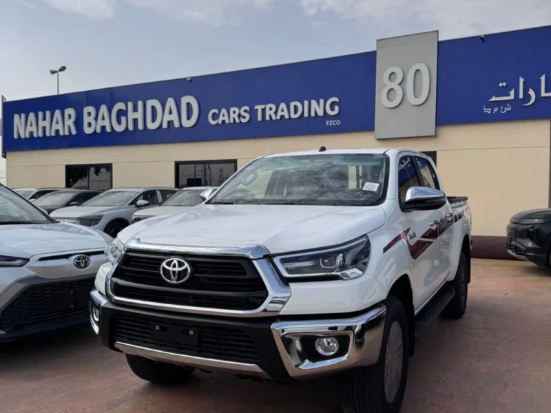 2026 Toyota Hilux GLX Manual 2.7 Litres 4 Cylinders Petrol Engine White Red Pickup Truck GCC