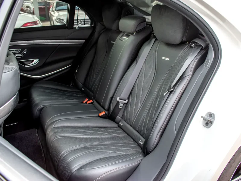 2018 Mercedes-Benz S-Class S 63 AMG 8 Cylinders Petrol Engine White Black Sedan