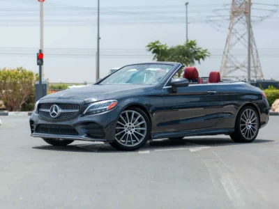 2019 Mercedes-Benz C-Class C 300 Cabriolet 4 Cylinders Petrol Engine Black Red Convertible