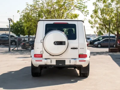 2019 Mercedes-Benz G-Class G 63 AMG V8 Biturbo Petrol Engine White Black SUV