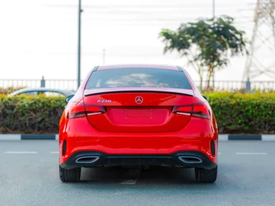 2020 Mercedes-Benz A-Class A 220 AMG 4MATIC 4 Cylinders Engine Red Black Hatchback