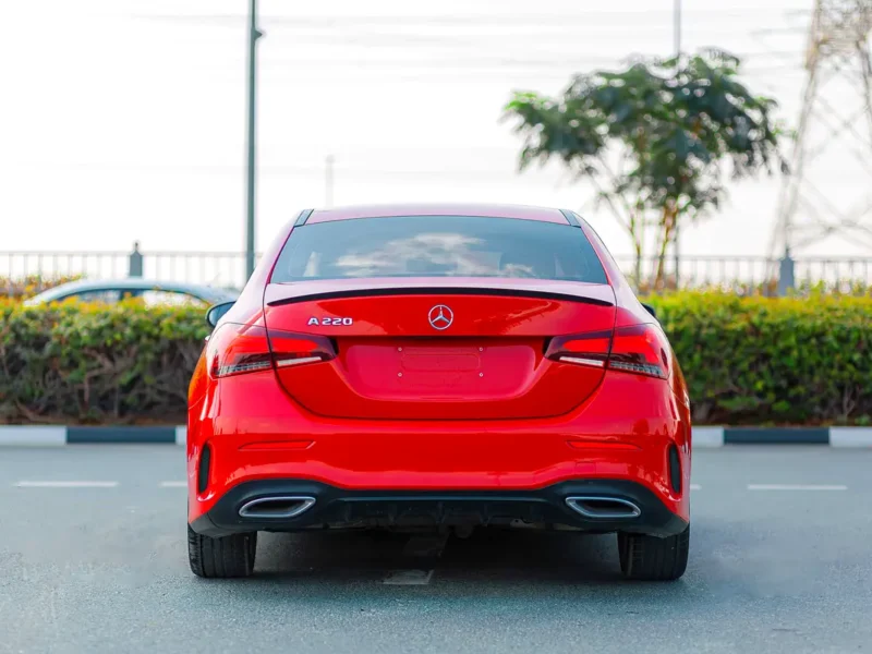 2020 Mercedes-Benz A-Class A 220 AMG 4MATIC 4 Cylinders Engine Red Black Hatchback