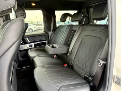 2019 Mercedes-Benz G-Class G 63 AMG V8 Biturbo Petrol Engine White Black SUV