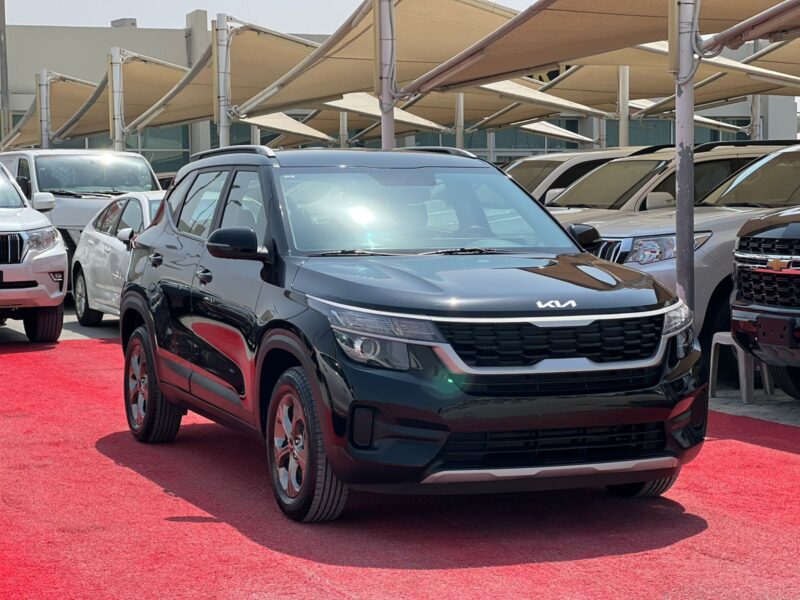 2023 Kia Seltos 1.6 Litres V4 Petrol Engine Black Grey GCC Specs Automatic