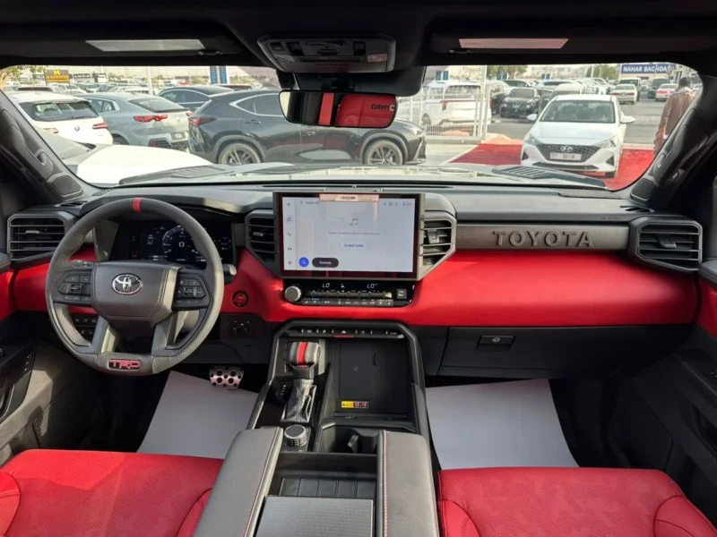 2026 Toyota Tundra TRD Pro 3.4 Litres 6 Cylinders Hybrid Engine Black Red Pickup Truck