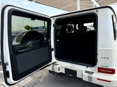2019 Mercedes-Benz G-Class G 63 AMG V8 Biturbo Petrol Engine White Black SUV