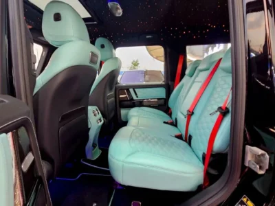 2025 Mercedes-Benz AMG G 63 Brabus G800 Widestar 4.0 BiTurbo V8 Engine Black Blue SUV