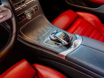 2019 Mercedes-Benz C-Class C 300 Cabriolet 4 Cylinders Petrol Engine Black Red Convertible