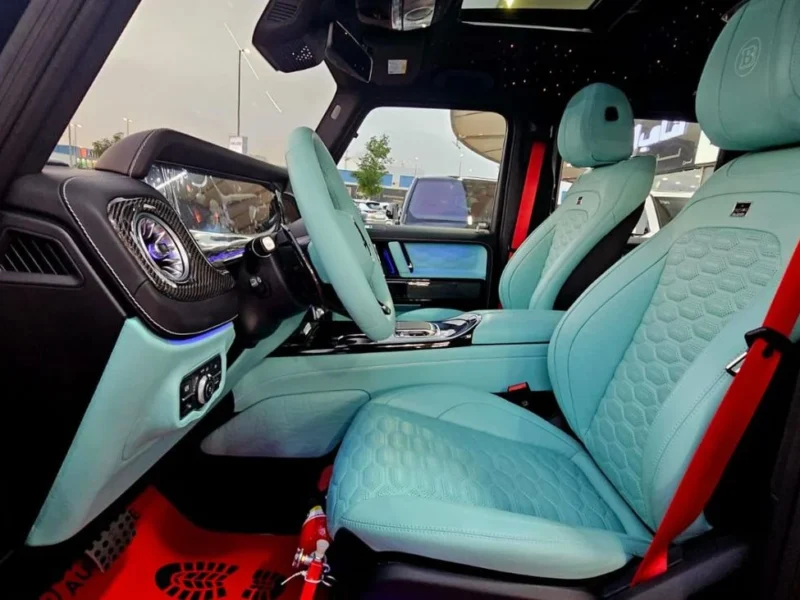 2025 Mercedes-Benz AMG G 63 Brabus G800 Widestar 4.0 BiTurbo V8 Engine Black Blue SUV