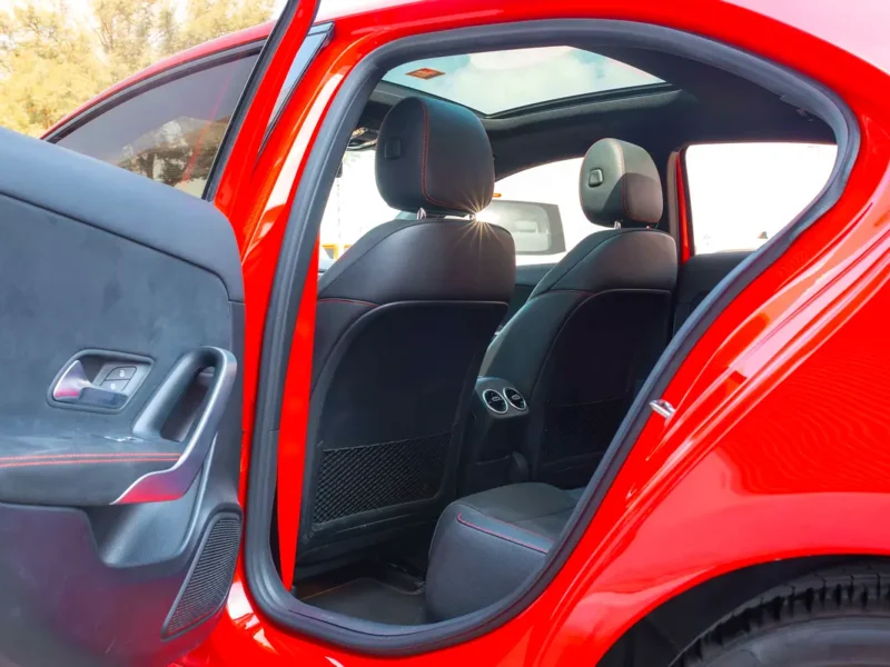 2020 Mercedes-Benz A-Class A 220 AMG 4MATIC 4 Cylinders Engine Red Black Hatchback