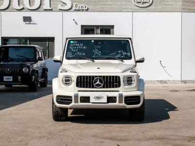 2019 Mercedes-Benz G-Class G 63 AMG V8 Biturbo Petrol Engine White Black SUV