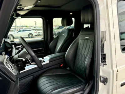 2019 Mercedes-Benz G-Class G 63 AMG V8 Biturbo Petrol Engine White Black SUV