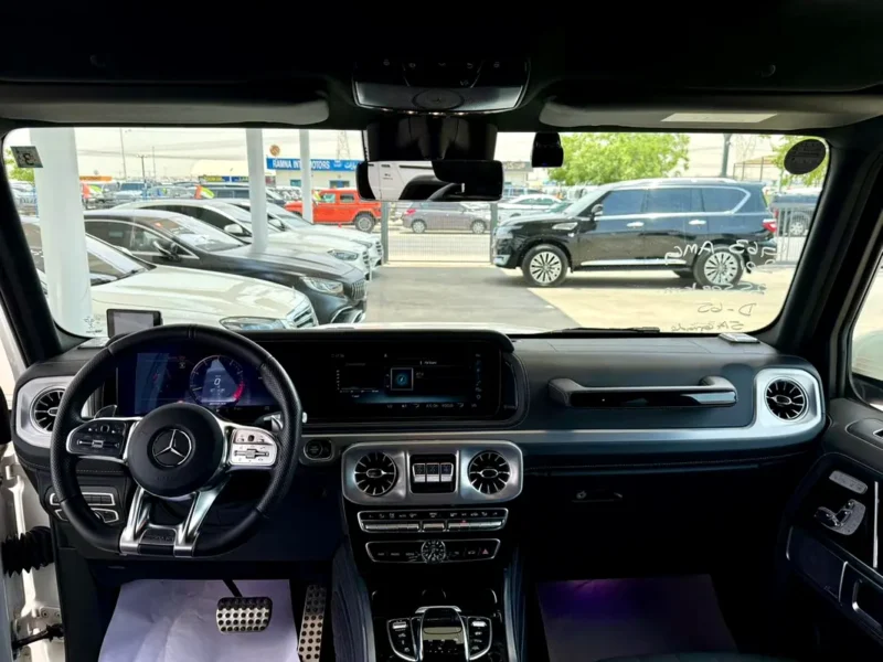 2019 Mercedes-Benz G-Class G 63 AMG V8 Biturbo Petrol Engine White Black SUV