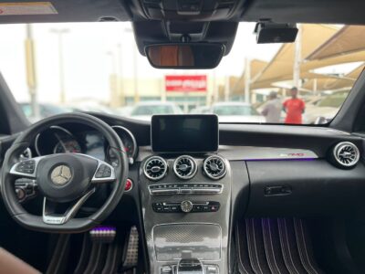 2017 Mercedes-Benz C200 2.0-liter turbocharged 4-cylinder Engine White Tan Convertible
