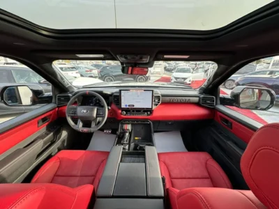 2026 Toyota Tundra TRD Pro 3.4 Litres 6 Cylinders Hybrid Engine Black Red Pickup Truck